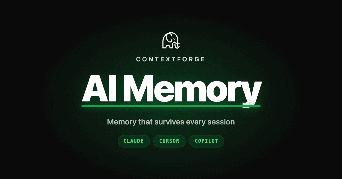 Give Your AI Coding Agent a Memory That Survives Every Session
